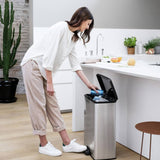 Curver pedal bin silver 65 Litre, UK version