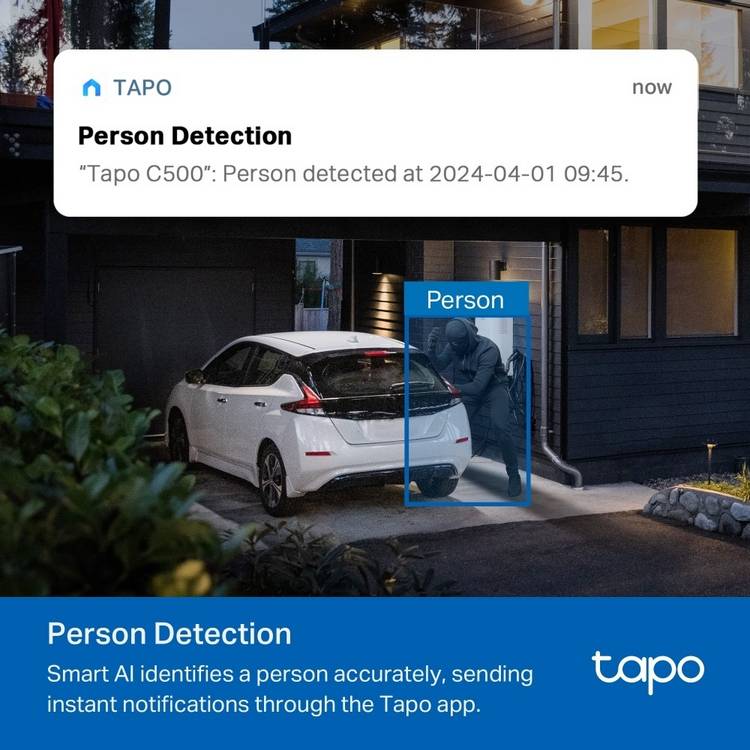 Tapo outdoor security camera 2-pack - British product