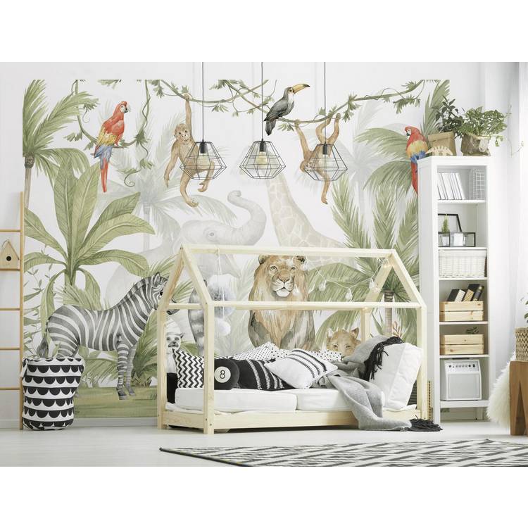 Walltastic Jungle Safari wall mural 8x10 ft, imported from the UK