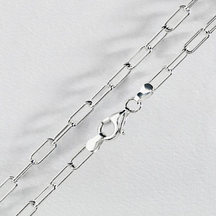 Revere sterling silver paperlink chain 18 inch, UK version