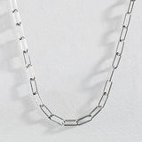 Revere sterling silver paperlink chain 18 inch, UK version