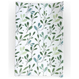 Clair De Lune wedge changing mat olive leaf print - British product