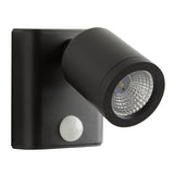 Black plastic solar sensor LED spot light, imported from the UK