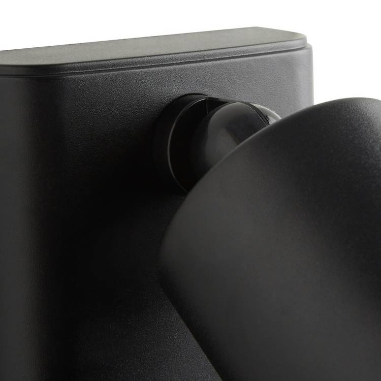 Black plastic solar sensor LED spot light, imported from the UK