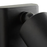 Black plastic solar sensor LED spot light, imported from the UK