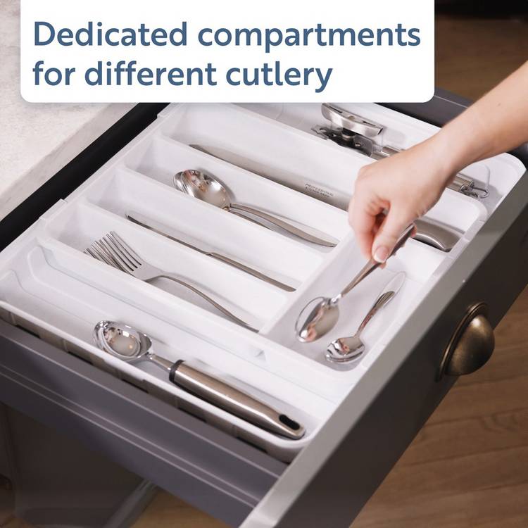 Minky extending cutlery sorter 7 compartments, imported from the UK