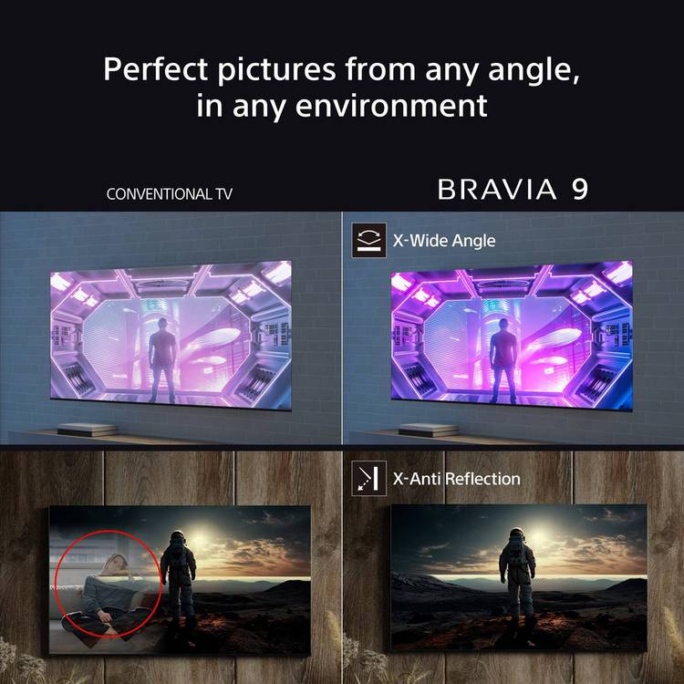Sony BRAVIA 9 QLED TV 85 inch - British product