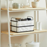 Argos Habitat 14L Industrial Handled Wire Storage Basket - White- Buy online at McGrocer