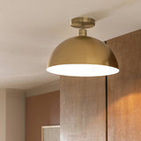 Habitat brushed brass ceiling light, UK version