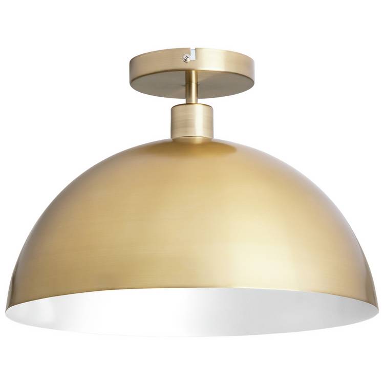Habitat brushed brass ceiling light, UK version