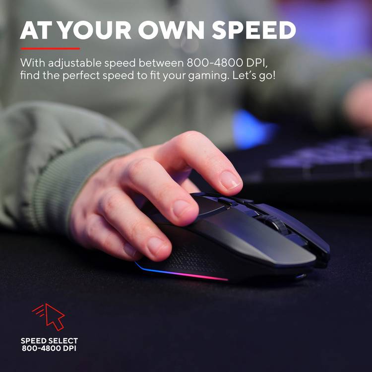 GXTrust Felox wireless gaming mouse black (British brand)