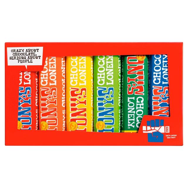 Tony's Chocolonely Rainbow Tasting Pack Fairtrade   288g GOODS M&S