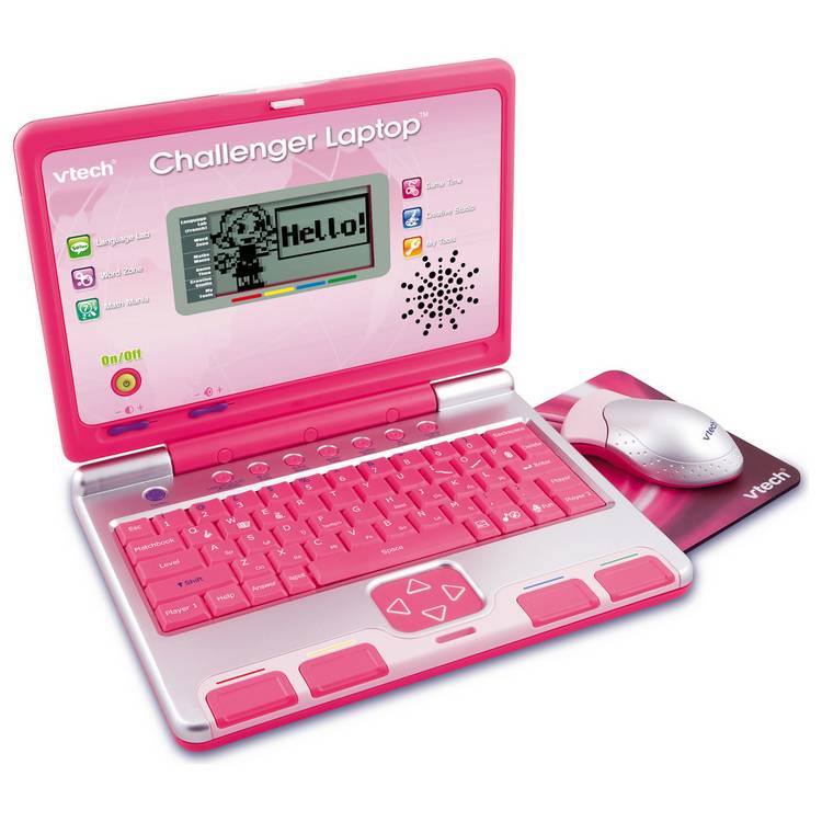 Vtech Challenger Laptop Pink educational toy - British product