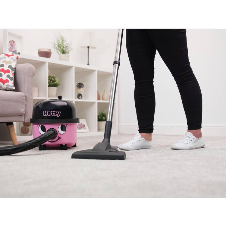 Hetty pink cylinder vacuum cleaner (British brand)