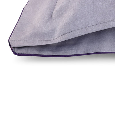 Square Oxford Pillowcase Floral Print Organic Cotton Sateen 65cm x 65cm