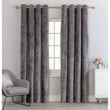Argos Home charcoal eyelet curtains 117x137cm - British product
