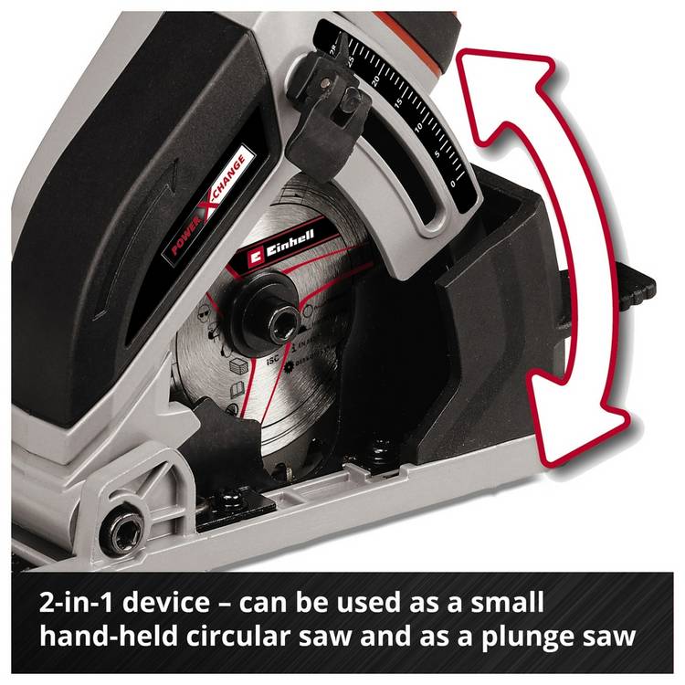 Einhell cordless mini circular saw 2.5Ah (British brand)