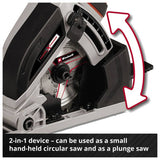 Einhell cordless mini circular saw 2.5Ah (British brand)