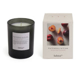 Habitat Patchouli & Plum candle in frosted black glass pot (British brand)
