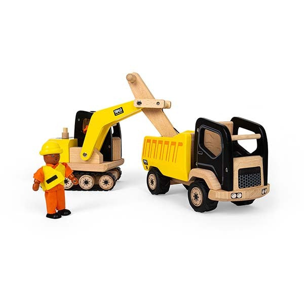 Tidlo Wooden Tipper Truck Toy GOODS Superdrug
