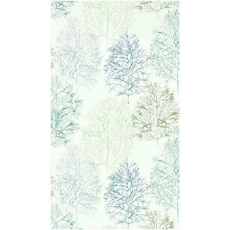 Scion Soetsu abstract tree wallpaper in green, imported from the UK