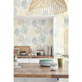 Scion Soetsu abstract tree wallpaper in green, imported from the UK