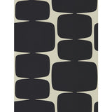 Scion oversized abstract black wallpaper, UK version
