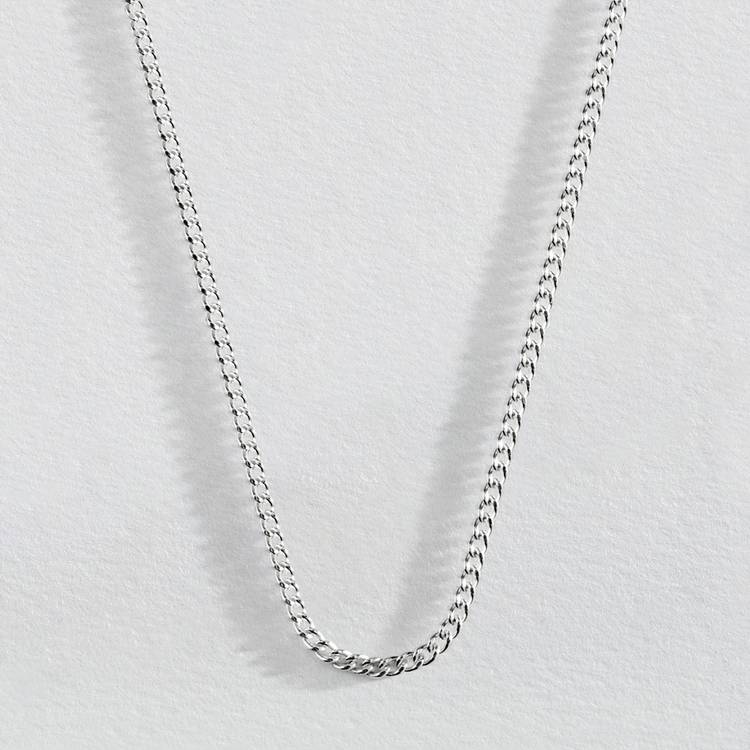 Revere sterling silver curb chain 16 inch, imported from the UK