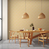Argos Scion Elsa Classic Arts & Crafts Pattern Yellow Wallpaper (52cm x 10.05m)- Buy online at McGrocer