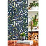Scion Garden of Eden Midnight wallpaper 52cm x 10.05m - British product