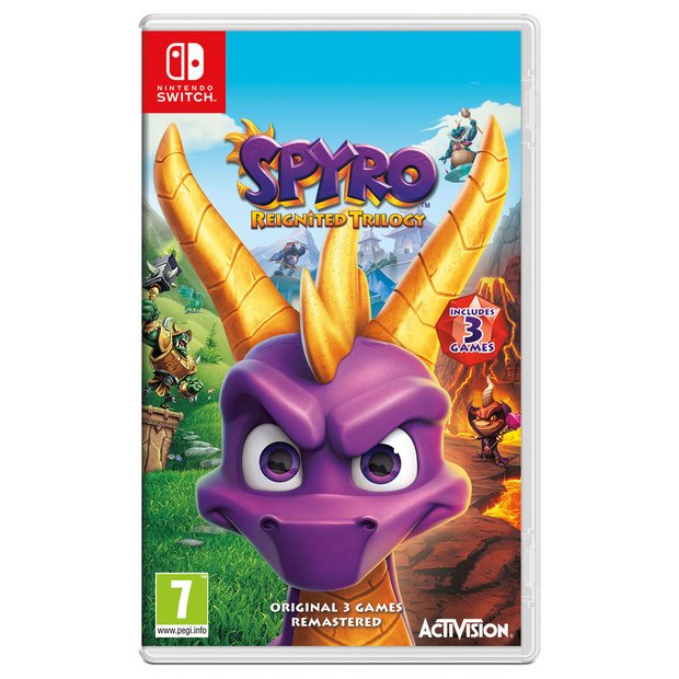 Spyro Reignited Trilogy Nintendo Switch game, UK version