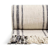Habitat natural stripe throw 125x150cm, imported from the UK