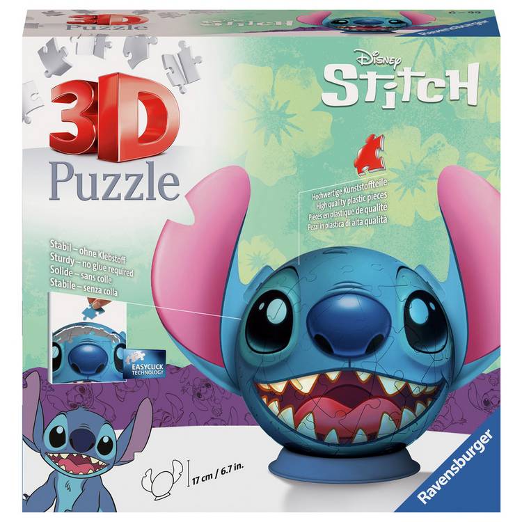 Ravensburger Stitch 3D puzzle ball 13cm, UK version