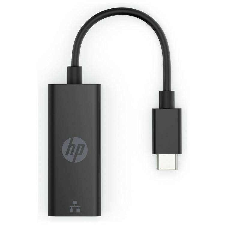 HP USB-C to Ethernet adaptor with 0.16m cable - British product
