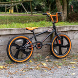 Zombie BMX Bike Black/Orange 20 inch - British product