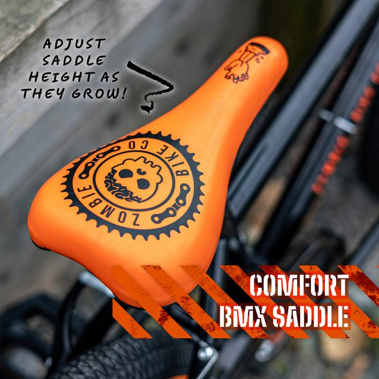 Zombie BMX Bike Black/Orange 20 inch - British product