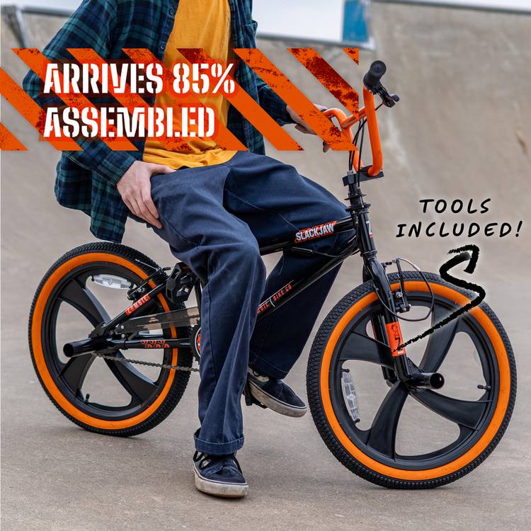 Zombie BMX Bike Black/Orange 20 inch - British product