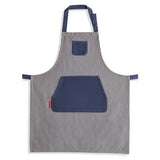 Sebastian Conran woven stripe cotton apron with pockets - British product
