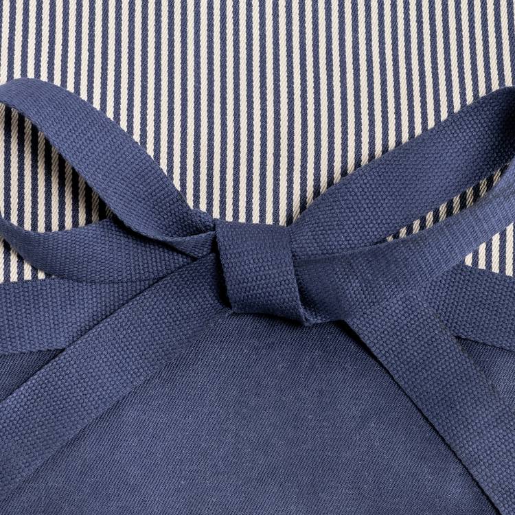 Sebastian Conran woven stripe cotton apron with pockets - British product