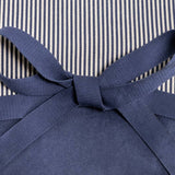 Sebastian Conran woven stripe cotton apron with pockets - British product