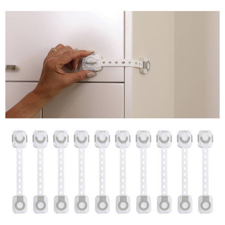 Dreambaby safety latches 10-pack - British product