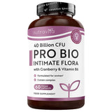 Superdrug Nutravita Probiotics for Women 40 Billion CFU 5-Strain Probiotic Supplement 60 Capsules- Buy online at McGrocer