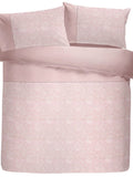 Serene Pink Blossom duvet cover and pillowcase set (British brand)
