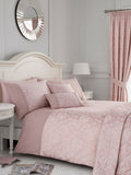 Serene Pink Blossom duvet cover and pillowcase set (British brand)