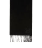 Max Mara cashmere monogram scarf 28cm x 206cm, UK version