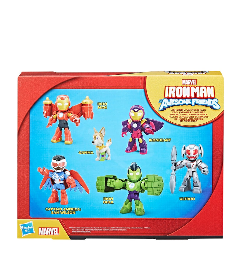 Marvel Iron Man Avengers figurine set with 6 figures, imported from the UK