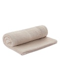MORI cellular baby blanket biscuit brown 70x100cm, UK version