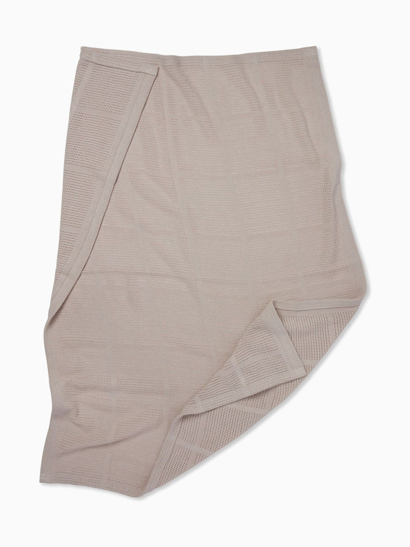 MORI cellular baby blanket biscuit brown 70x100cm, UK version