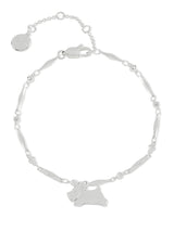 Next Radley Ladies Silver Tone Jumping Dog Charm Bracelet- Buy online at McGrocer