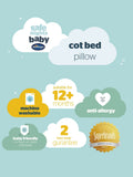 Silentnight Anti-Allergy Cot Bed Pillow (British brand)